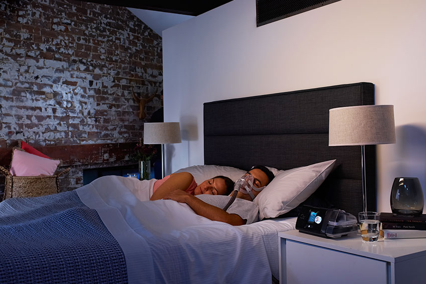 Schnarchen und Schlafen Sanitätshaus Glotz Text Resmed Copyright